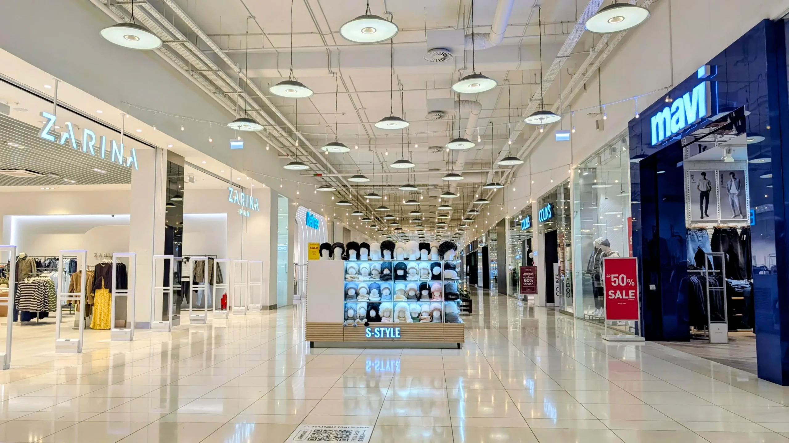 Renovated retail store interior