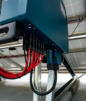 Backup power equipment with cabling